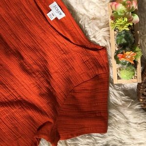 J crew cap sleeve shirt